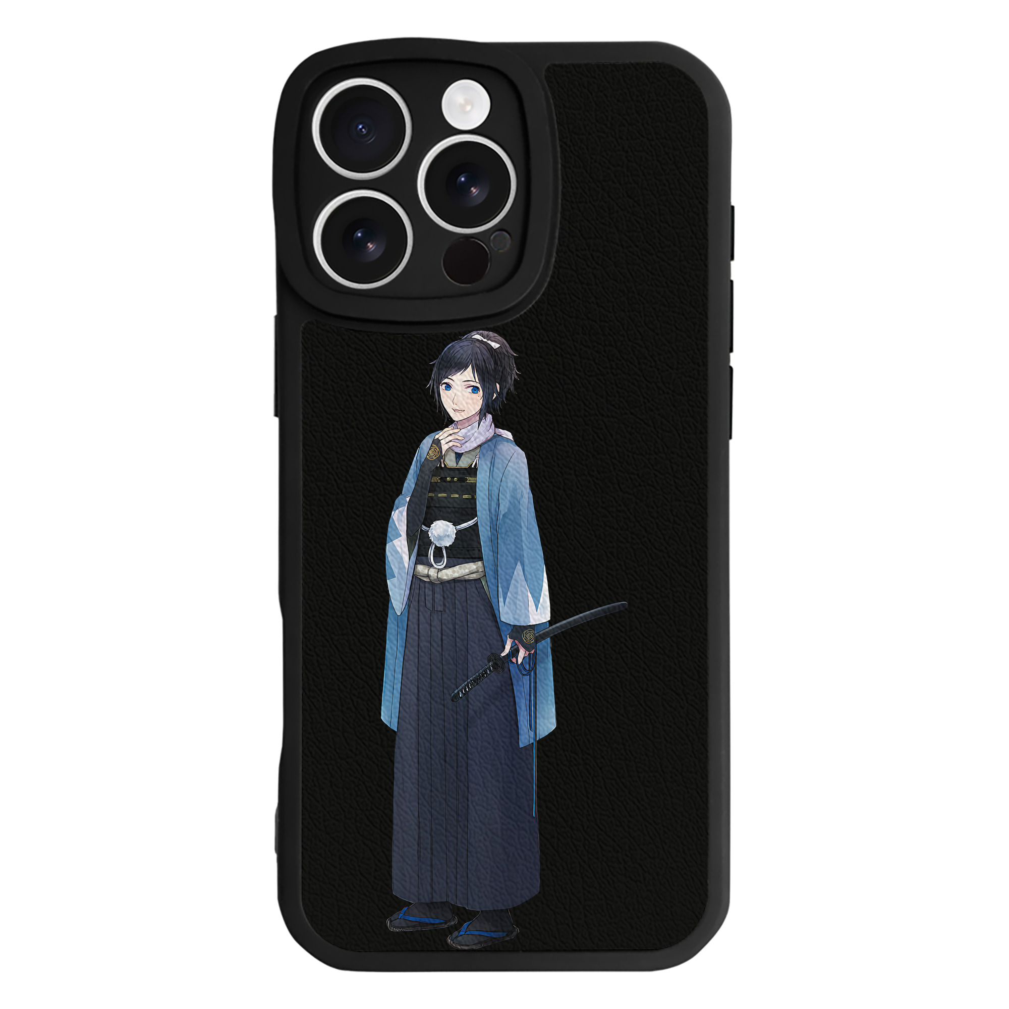 （画像用） 刀剣乱舞 Touken Ranbu 【iPhone 16シリーズ対応】シリコンスマホケース（レザー調） 材質：シリコン